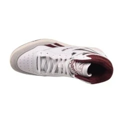 Reebok BB 4000 II Mid Mens Shoes White-Classic Maroon-Pure Grey 6 -RBD OUTLET 100033844 5