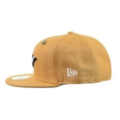 Paper Plane New Era 59Fifty Crown Fitted Men's Hat Panama Tan-Green Bottom -RBD OUTLET 100917 3