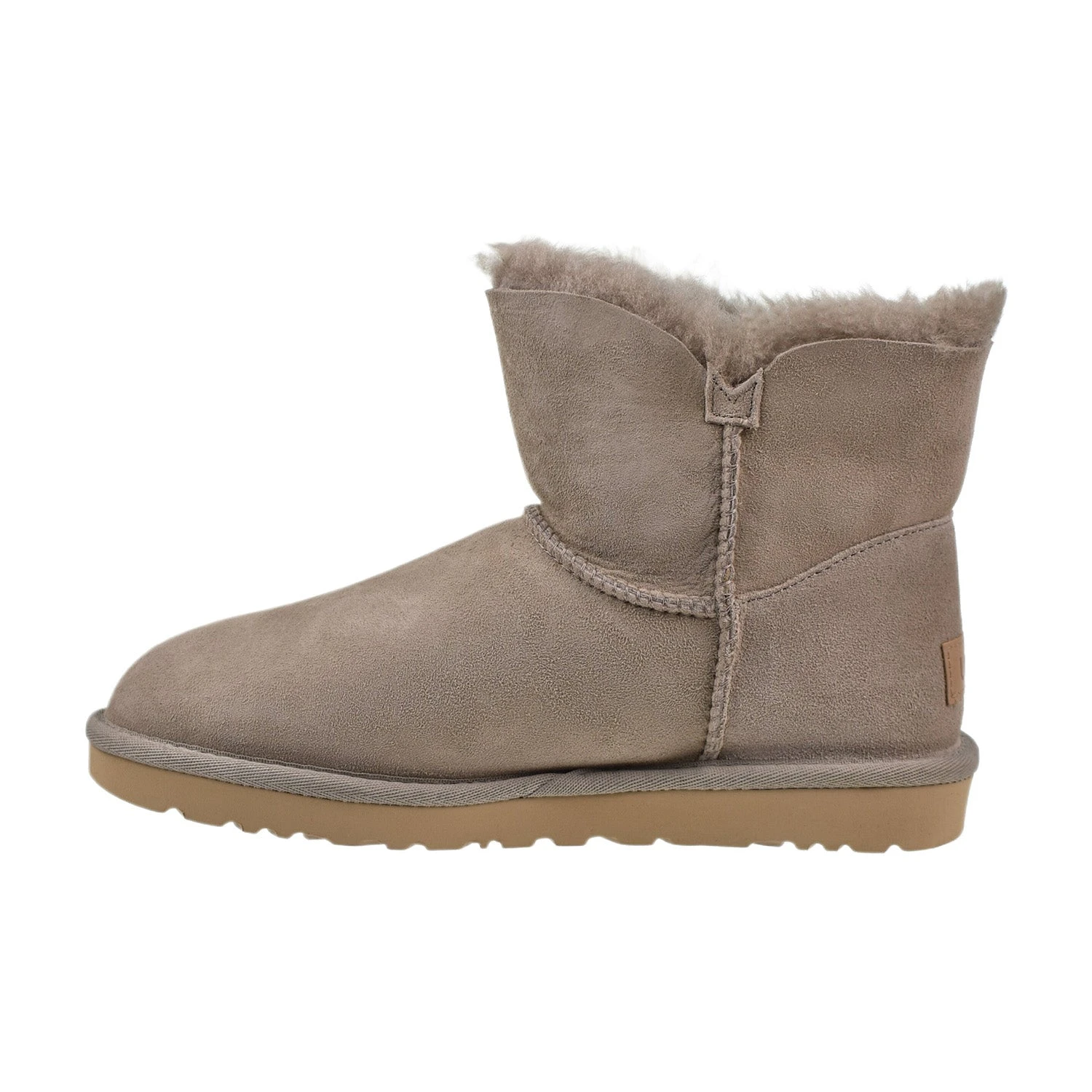UGG Bailey Zip Mini Women's Boots Grey 4 UGG Bailey Zip Mini Women's Boots Grey - Image 4