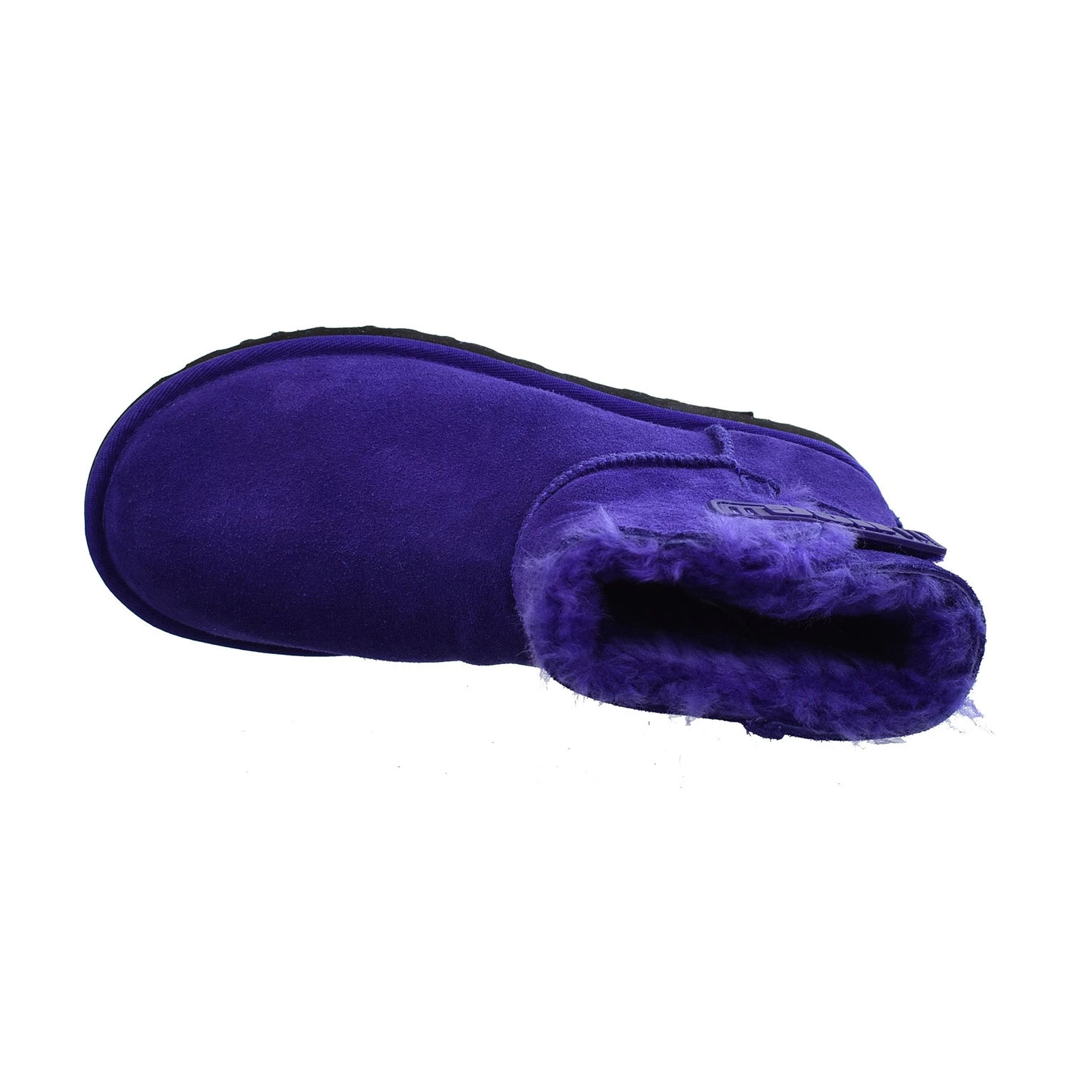 UGG Mini Bailey Logo Strap Women's Boots Purple-Black 5 UGG Mini Bailey Logo Strap Women's Boots Purple-Black - Image 5