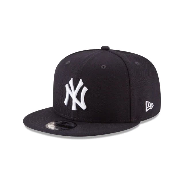 New Era New York Yankees Team Color Basic 9Fifty Snapback Cap Hat Blue 2 New Era New York Yankees Team Color Basic 9Fifty Snapback Cap Hat Blue - Image 2