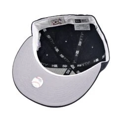 New Era New York Yankees "1998 World Series" 59Fifty Wool Men's Fitted Hat Navy Blue -RBD OUTLET 11783651 4