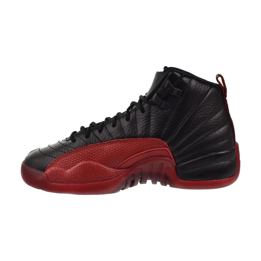 Jordan 12 Retro 'Flu Game' (GS) Big Kids' Shoes Black/Red 153265-002 4 Jordan 12 Retro 'Flu Game' (GS) Big Kids' Shoes Black/Red 153265-002 - Image 4