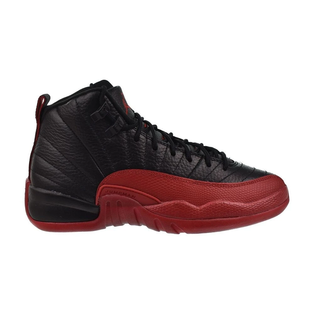 Jordan 12 Retro 'Flu Game' (GS) Big Kids' Shoes Black/Red 153265-002 1 Jordan 12 Retro 'Flu Game' (GS) Big Kids' Shoes Black/Red 153265-002