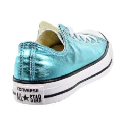 Converse Chuck Taylor All Star Metallic OX Mens Shoes Fresh Cyan/Black/White -RBD OUTLET 155560f 3