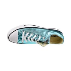 Converse Chuck Taylor All Star Metallic OX Mens Shoes Fresh Cyan/Black/White -RBD OUTLET 155560f 5
