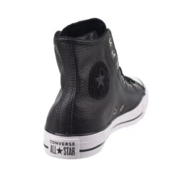 Converse Chuck Taylor All Star Leather Hi Men's Shoes Black-White 8 Converse Chuck Taylor All Star Leather Hi Men's Shoes Black-White -RBD OUTLET 165191c 3