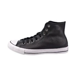 Converse Chuck Taylor All Star Leather Hi Men's Shoes Black-White 9 Converse Chuck Taylor All Star Leather Hi Men's Shoes Black-White -RBD OUTLET 165191c 4