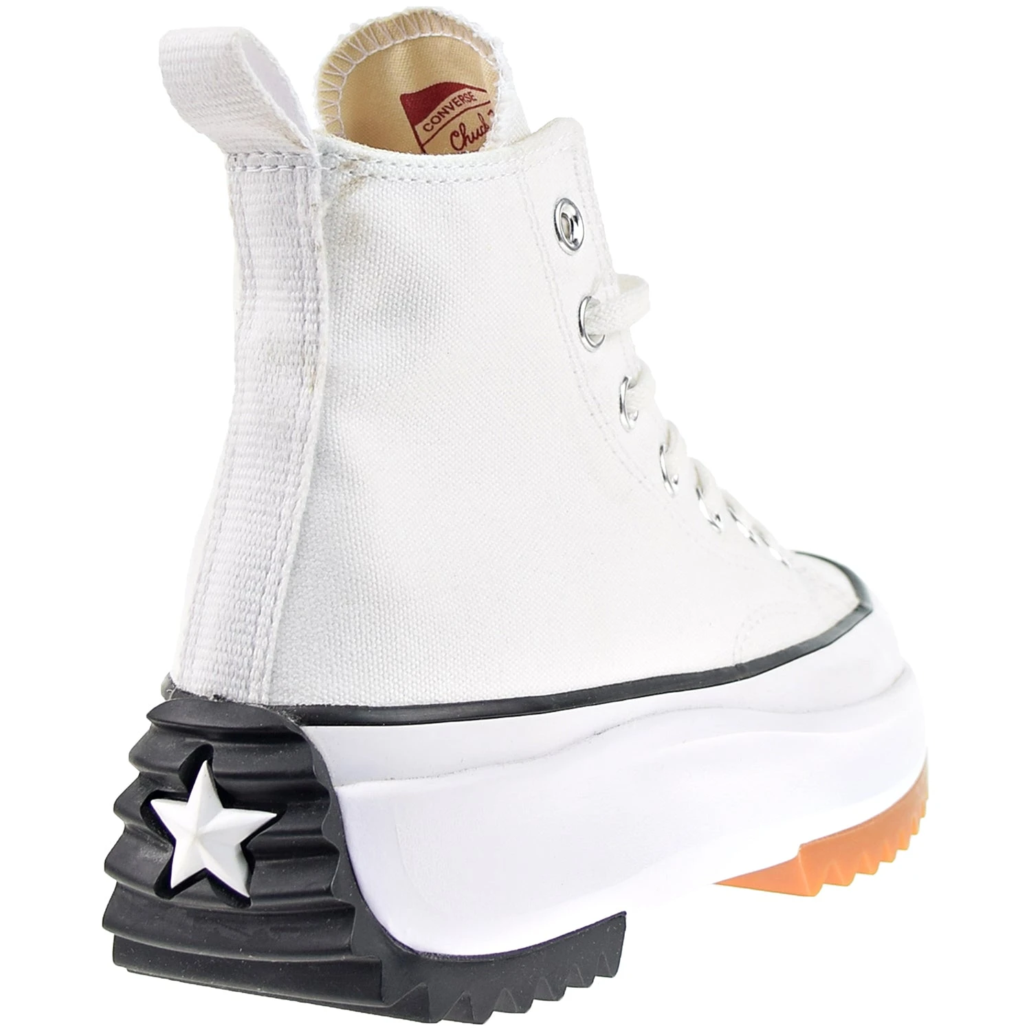 Converse Run Star Hike Hi Men's Shoes White-Black-Gum 3 Converse Run Star Hike Hi Men's Shoes White-Black-Gum - Image 3