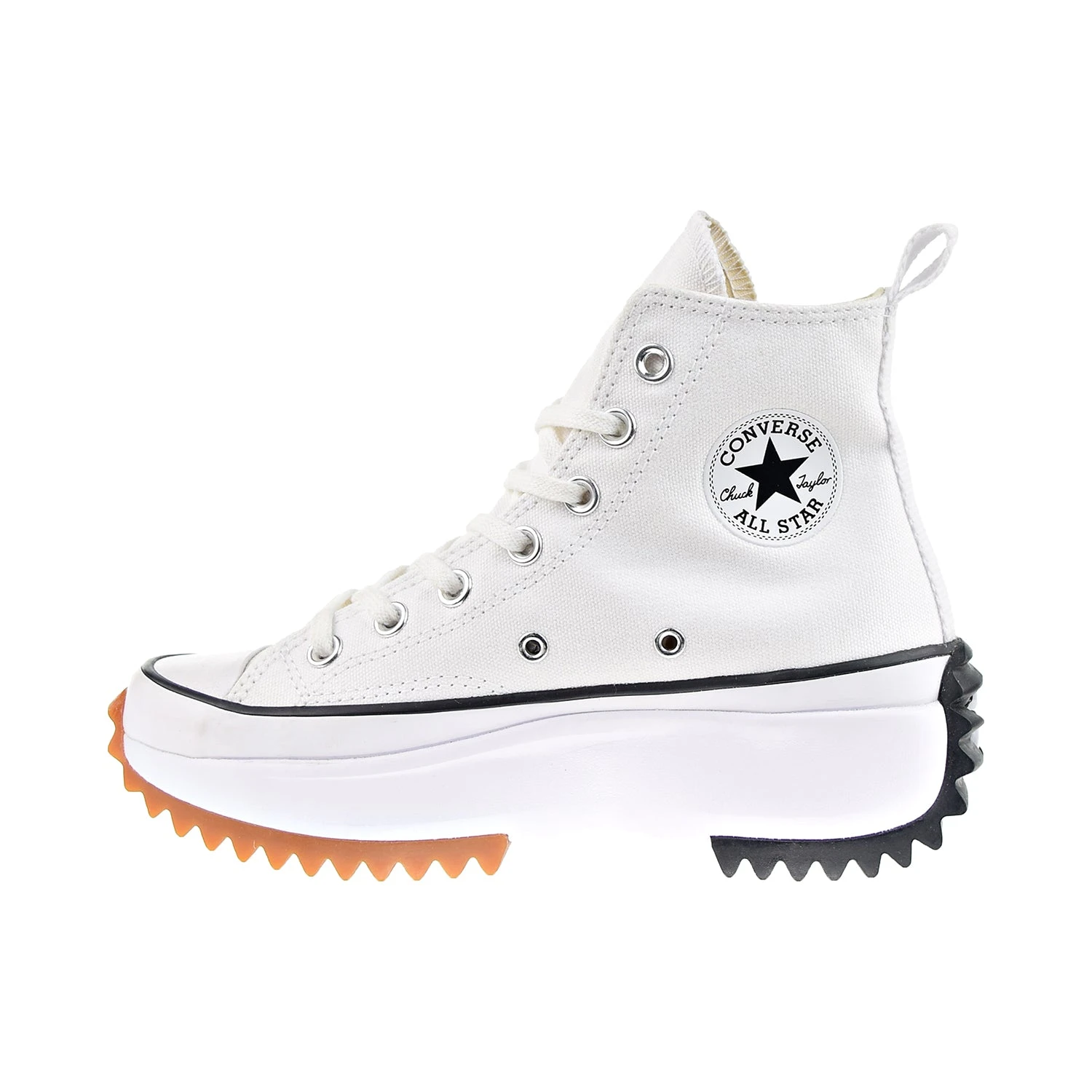 Converse Run Star Hike Hi Men's Shoes White-Black-Gum 4 Converse Run Star Hike Hi Men's Shoes White-Black-Gum - Image 4