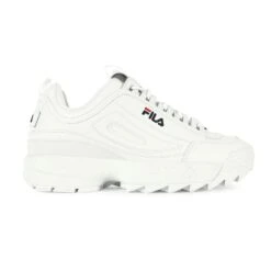 Fila Disruptor 2 Premium Mens Shoes White/Navy/Red