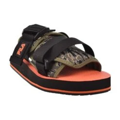 Fila Sol-Slide V2 Camo Men's Slide Sandals Black-Chive-Dusty Olive