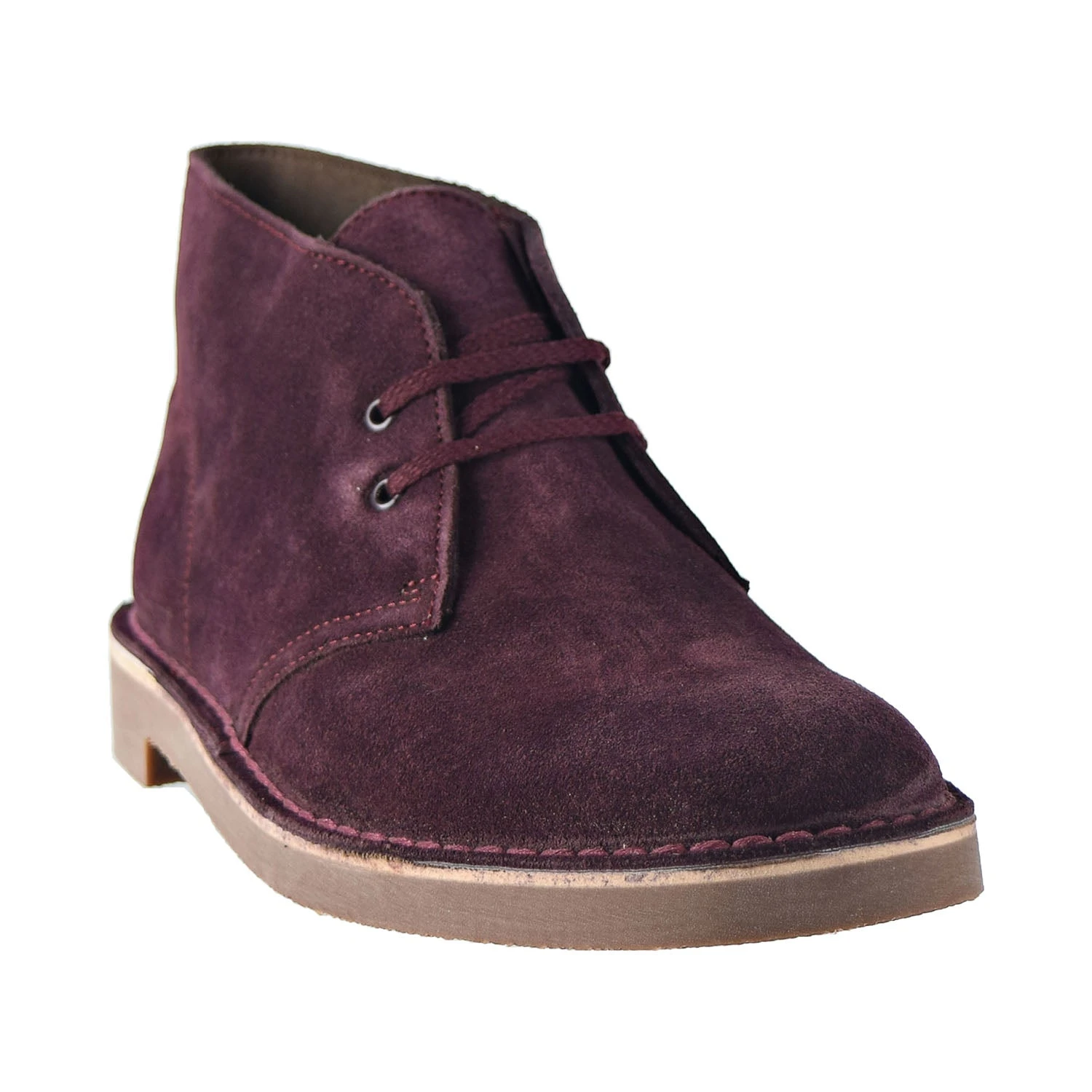 Clarks Bushacre 2 Men's Boots Wine Suede 2 Clarks Bushacre 2 Men's Boots Wine Suede - Image 2