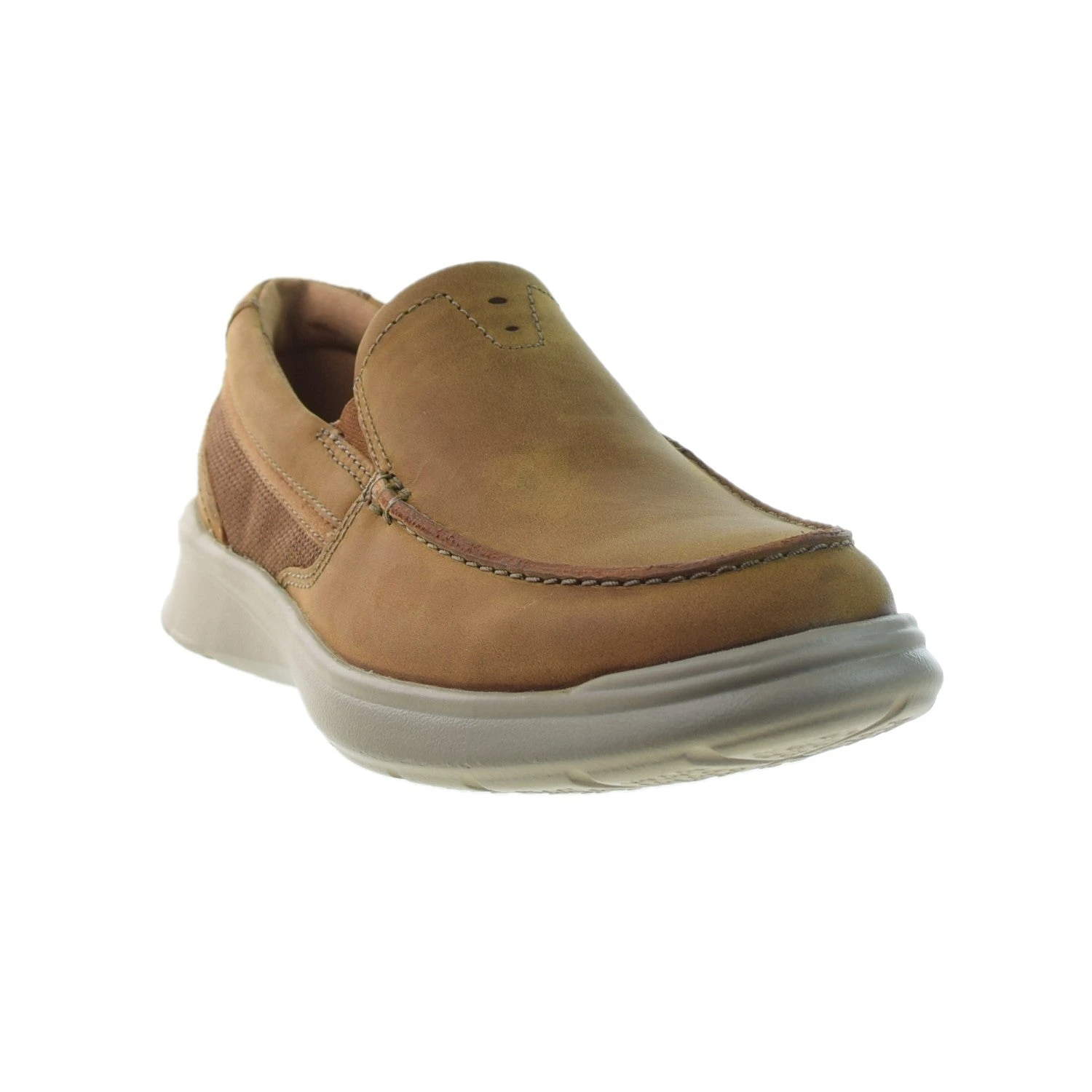 Clarks Cotrell Easy (Wide) Men's Loafers Tan Combi 2 Clarks Cotrell Easy (Wide) Men's Loafers Tan Combi - Image 2