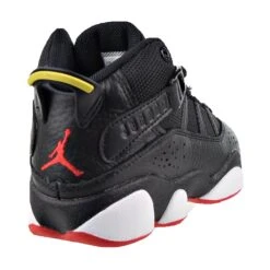Air Jordan 6 Rings (PS) Little Kids' Shoes Black-University Red-White -RBD OUTLET 323432 063 3