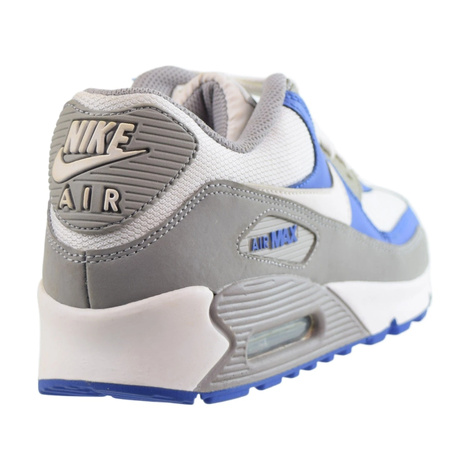 Nike Air Max 90 Men's Shoes Medium Grey-White-Varsity Royal 3 Nike Air Max 90 Men's Shoes Medium Grey-White-Varsity Royal - Image 3