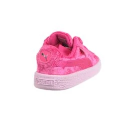 Puma Basket Heart Velour Toddlers' Shoes Beetroot Purple/Puma Silver 8 Puma Basket Heart Velour Toddlers' Shoes Beetroot Purple/Puma Silver -RBD OUTLET 367626 01 3
