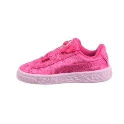 Puma Basket Heart Velour Toddlers' Shoes Beetroot Purple/Puma Silver 9 Puma Basket Heart Velour Toddlers' Shoes Beetroot Purple/Puma Silver -RBD OUTLET 367626 01 4