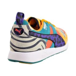Puma RS-100 Animal Mens Shoes White/Zinnia/Cherry Tomato -RBD OUTLET 368265 01 3