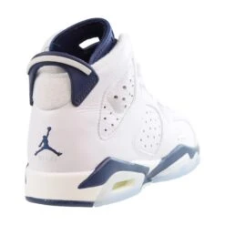 Jordan 6 Retro GS) Big Kids' Shoes White-Midnight Navy 8 Jordan 6 Retro GS) Big Kids' Shoes White-Midnight Navy -RBD OUTLET 384665 141 3