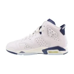 Jordan 6 Retro GS) Big Kids' Shoes White-Midnight Navy 9 Jordan 6 Retro GS) Big Kids' Shoes White-Midnight Navy -RBD OUTLET 384665 141 4