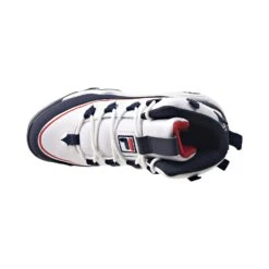 Fila Grant Hill Offset Big Kids' Shoes White-Navy-Red -RBD OUTLET 3bm01176 125 5