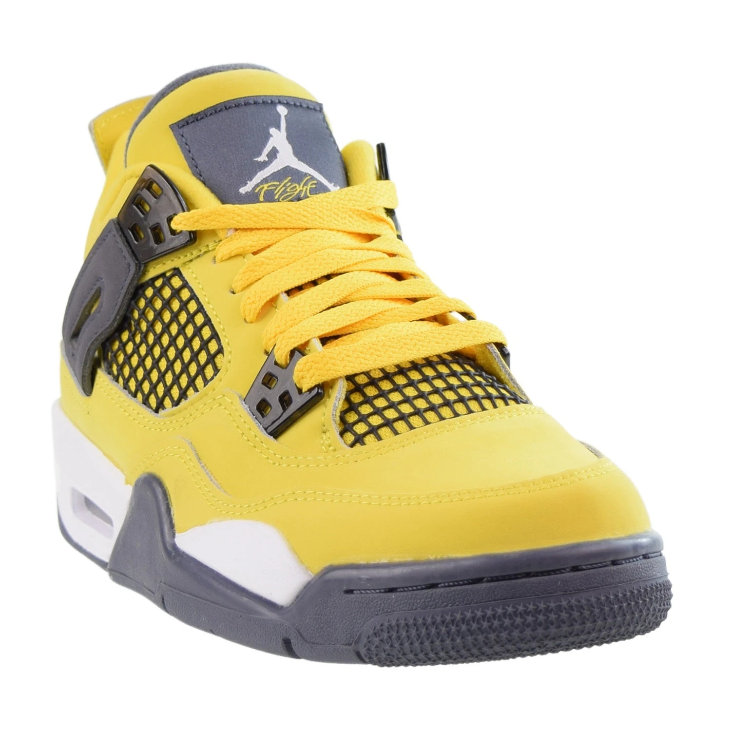 Jordan 4 Retro Lightning (GS) Big Kids' Shoes Tour Yellow-White-Dark Blue 2 Jordan 4 Retro Lightning (GS) Big Kids' Shoes Tour Yellow-White-Dark Blue - Image 2