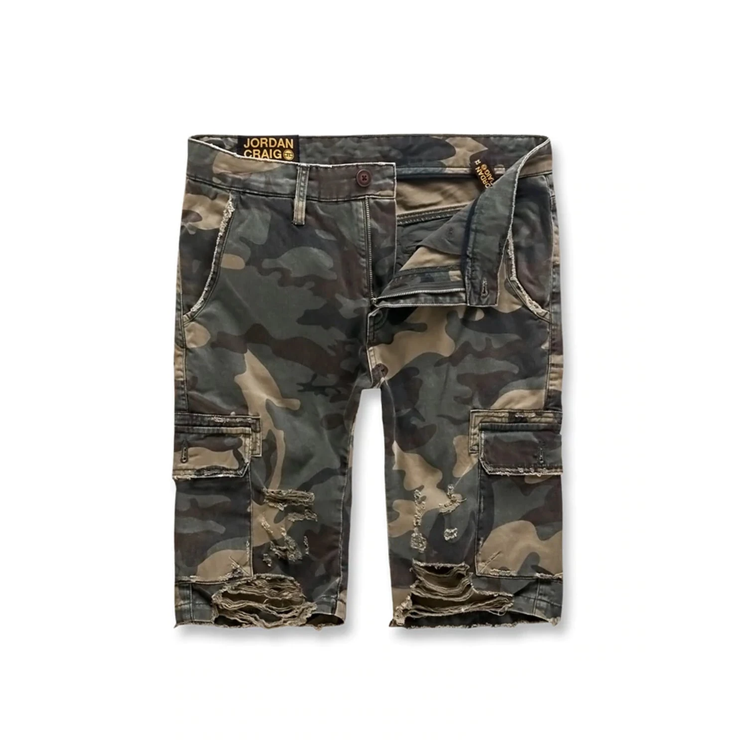 Jordan Craig Men's War Torn Cargo Shorts Woodland 1 Jordan Craig Men's War Torn Cargo Shorts Woodland