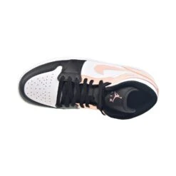 Air Jordan 1 Mid "Crimson Tint" Men's Shoes White-Arctic Orange-Black -RBD OUTLET 554724 133 5