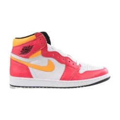 Jordan 1 Retro High Men's Shoes Light Fusion Red-White-Laser