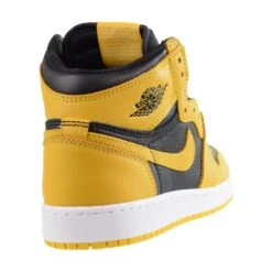 Jordan 1 Retro High OG (GS) Big Kids' Shoes Pollen-Black-White -RBD OUTLET 575441 701 5