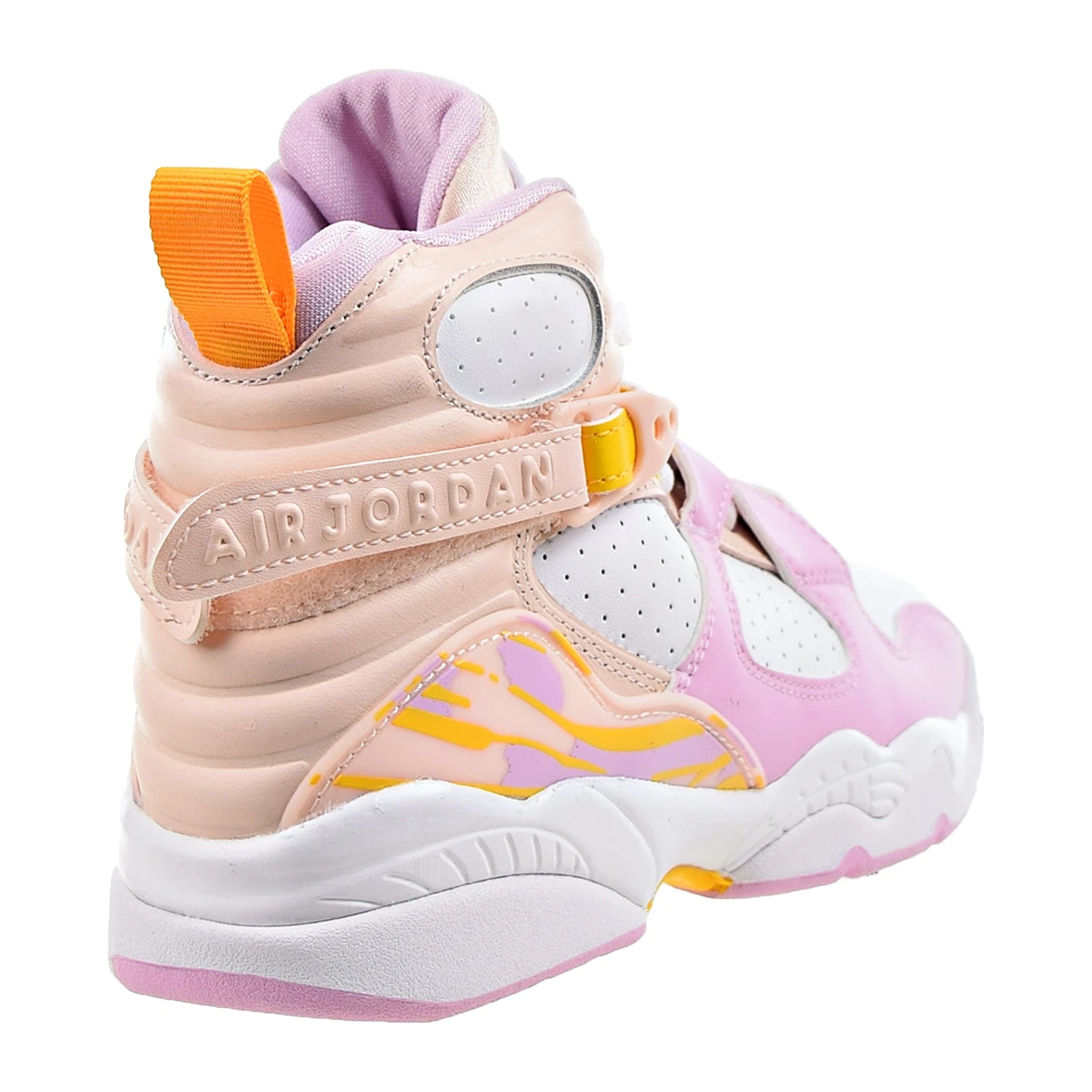 Air Jordan 8 Retro (GS) "Arctic Punch" Big Kids' Shoes Orange Pearl-Light Pink 3 Air Jordan 8 Retro (GS) "Arctic Punch" Big Kids' Shoes Orange Pearl-Light Pink - Image 3