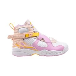 Air Jordan 8 Retro (GS) "Arctic Punch" Big Kids' Shoes Orange Pearl-Light Pink