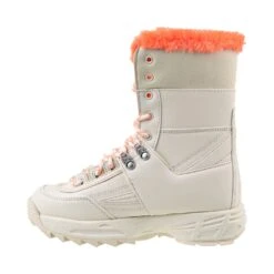Fila Disruptor Shearling Top Women's Boots Gardenia-Shocking Orange-Yellow -RBD OUTLET 5hm00564 130 4
