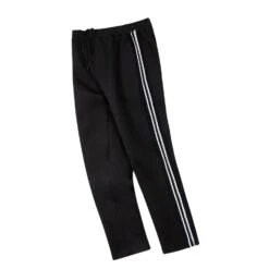 Paper Planes Kingston Crochet Stripe Men's Track Pant Black -RBD OUTLET 600111 blk 4