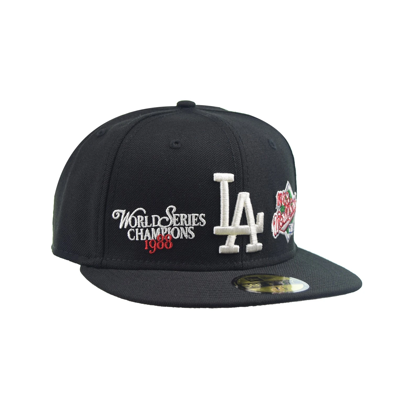 New Era Los Angeles Dodgers 1988 World Series Champions Fitted Men's Hat Black 2 New Era Los Angeles Dodgers 1988 World Series Champions Fitted Men's Hat Black - Image 2