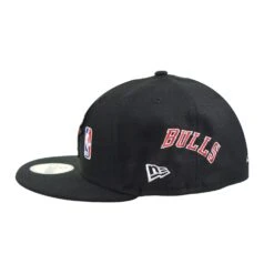 New Era Chicago Bulls "6X World Champions" 59Fifty Fitted Hat Black-Red-Multi -RBD OUTLET 60224561 3