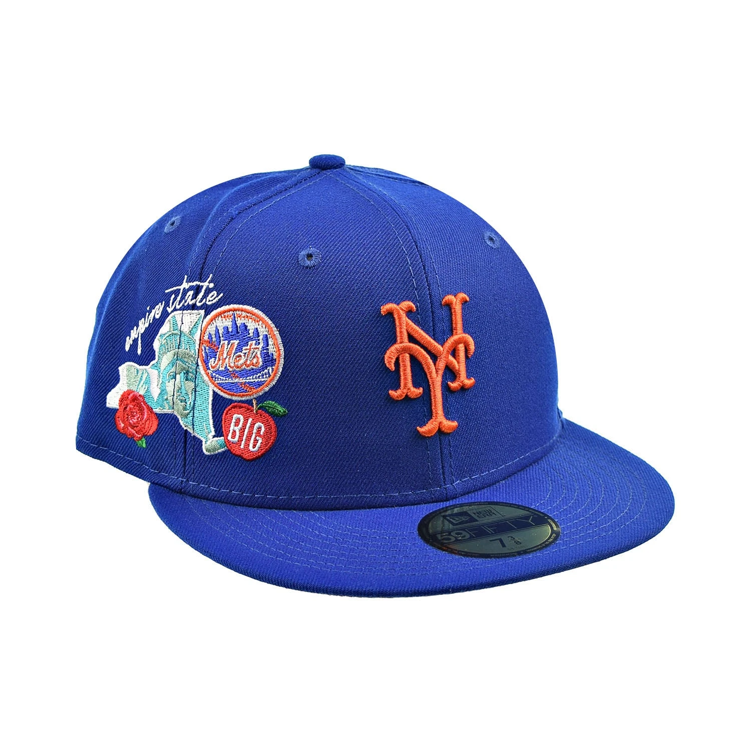 New Era New York Mets "City Cluster" 59Fifty Fitted Hat Blue-Orange-Multi 1 New Era New York Mets "City Cluster" 59Fifty Fitted Hat Blue-Orange-Multi