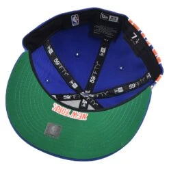 New Era New York Knicks Side 59Fifty Men's Fitted Hat Blue-Green Bottom -RBD OUTLET 60243537 5