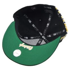 New Era Pittsburgh Pirates Side Split 59Fifty Men's Fitted Hat Black -RBD OUTLET 60243564 5