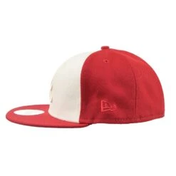 New Era Atlanta Braves Tonal 2-Tone 59Fifty Men's Fitted Hat Red-Cream -RBD OUTLET 60243571 3
