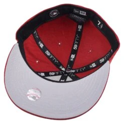 New Era Atlanta Braves Tonal 2-Tone 59Fifty Men's Fitted Hat Red-Cream -RBD OUTLET 60243571 5
