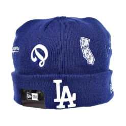 New Era Los Angeles Dodgers Cuffed Knit Men's Winter Beanie Royal