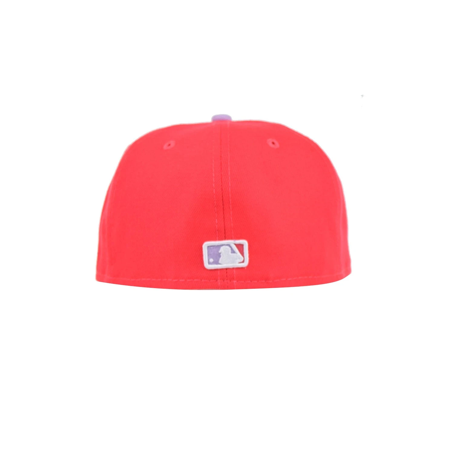 New Era Atlanta Braves 2Tone Color Pack 59Fifty Men's Fitted Hat Lava Red-Purple 4 New Era Atlanta Braves 2Tone Color Pack 59Fifty Men's Fitted Hat Lava Red-Purple - Image 4