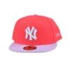New Era New York Yankees 2Tone Color Pack 59Fifty Men's Fitted Hat Red-Purple