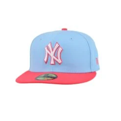 New Era New York Yankees 2Tone Color Pack 59Fifty Men's Fitted Hat Blue-Lava Red