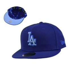 New Era Los Angeles Dodgers Monocamo 59Fifty Men's Fitted Hat Blue