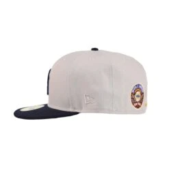 New Era New York Yankees World Class 59Fifty Men's Fitted Hat Beige-Navy -RBD OUTLET 60355961 3