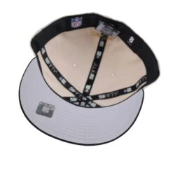 New Era Las Vegas Raiders World Class 59Fifty Men's Fitted Hat Beige-Black -RBD OUTLET 60355970 5