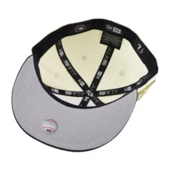 New Era Los Angeles Dodger CITY ICON 59Fifty Fitted Hat Beige-Black -RBD OUTLET 60426589 5